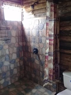 bathroom wooden house